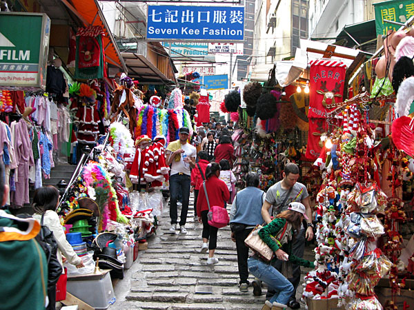 Costume Market near the escalator