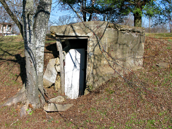 I think this is an old canning shed, but I'm not sure.