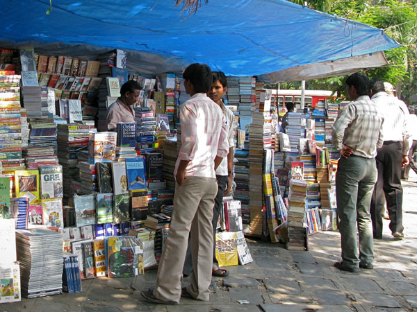 we looked at books,