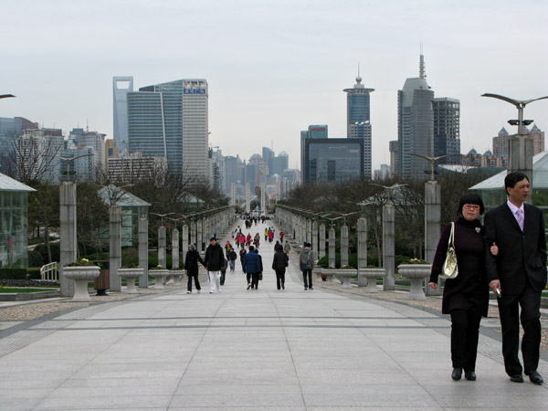 View towards downtown from Century Avenue