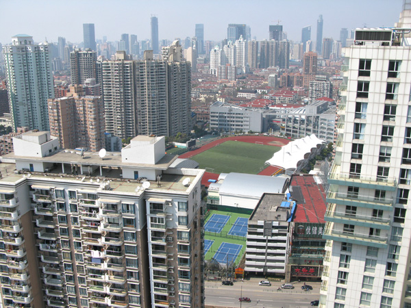 View looking North from our rooftop