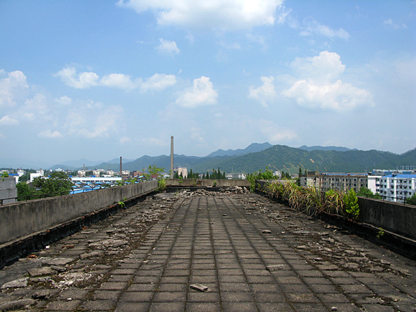 The Sculpture Factory: A rooftop view