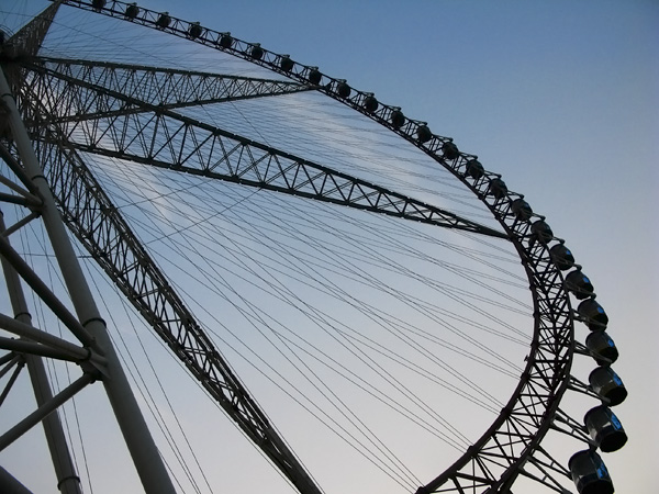The Jing Jin Ferris Wheel through my camera lense!
