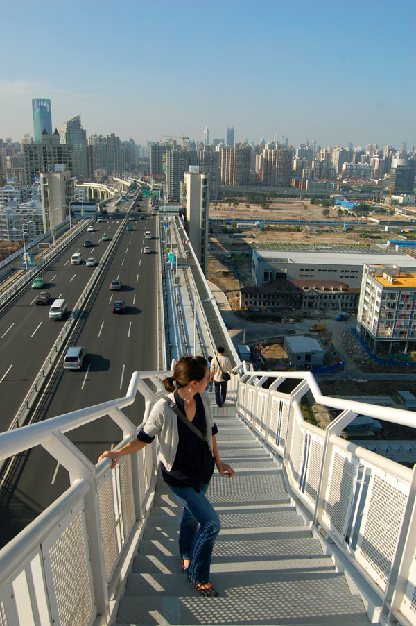 Climbing the Lupu Bridge