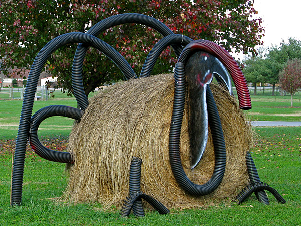 Hay-bale Turkey