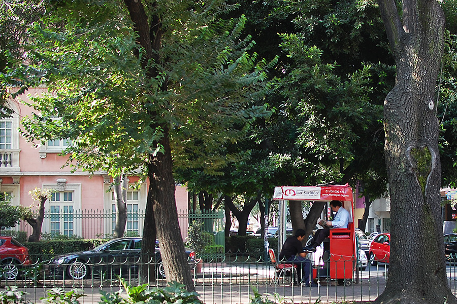 Shoe Shine on the Boulevard