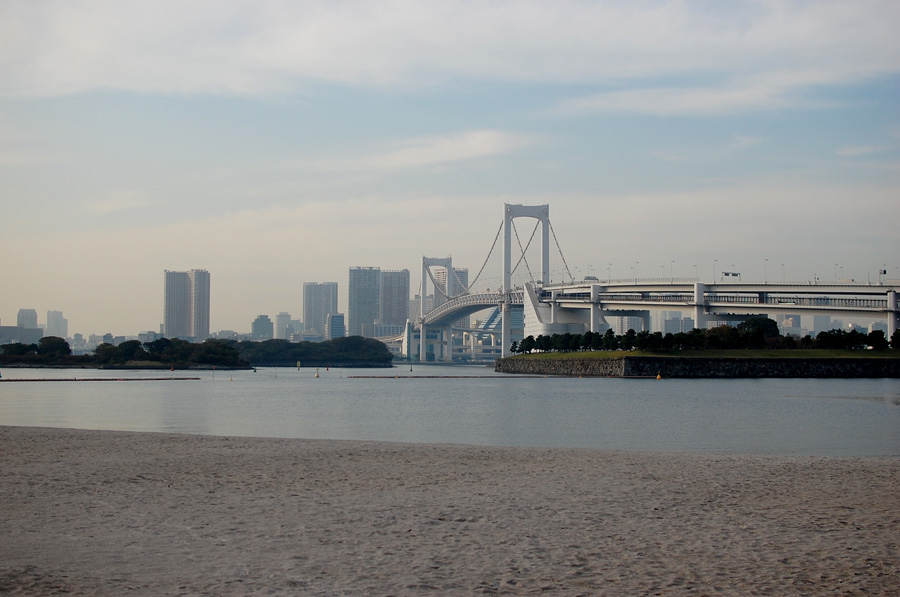 Tokyo's man-made beach - Odaiba