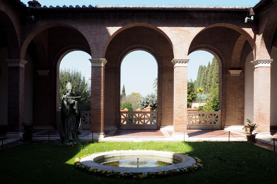 A convent's courtyard