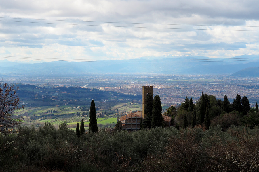 Florence in the distance