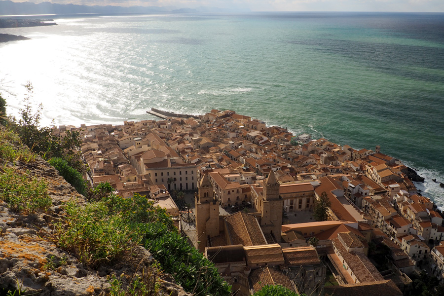 Cefalu from above