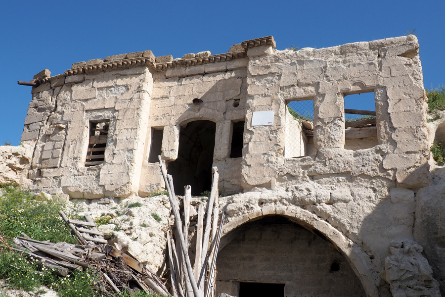 Buildings in ruin