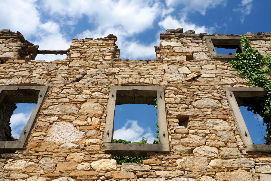 Ruins & Blue Skies