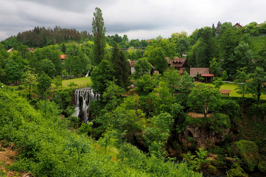 Rastoke from the parking area