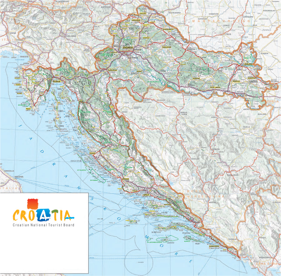 Croatia Road Map