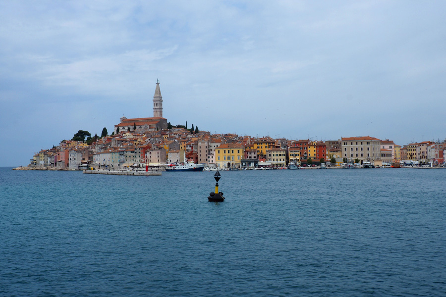 Rovinj from the Adriatic