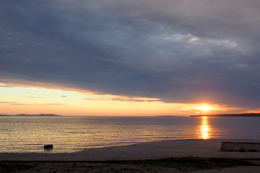 Sunset from the Stari Grad boardwalk