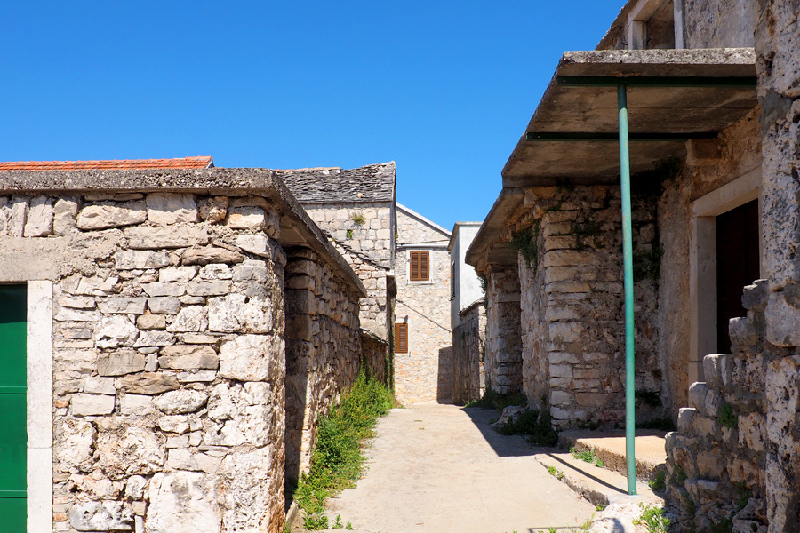 Farm town on Hvar Island