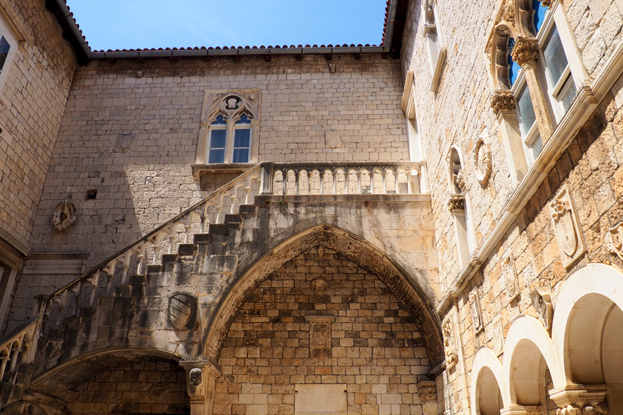 Former palace courtyard