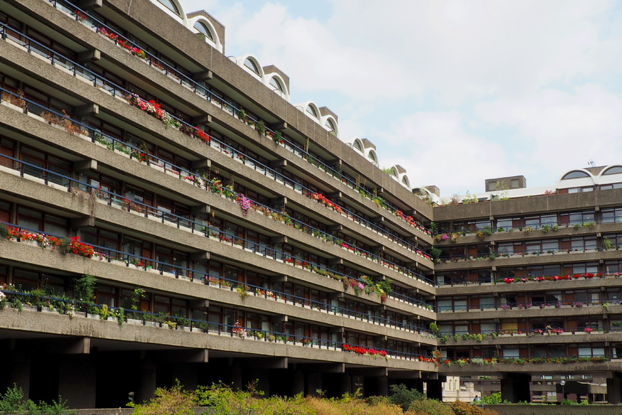 The Barbican Centre - surprisingly successful Brutalist architecture